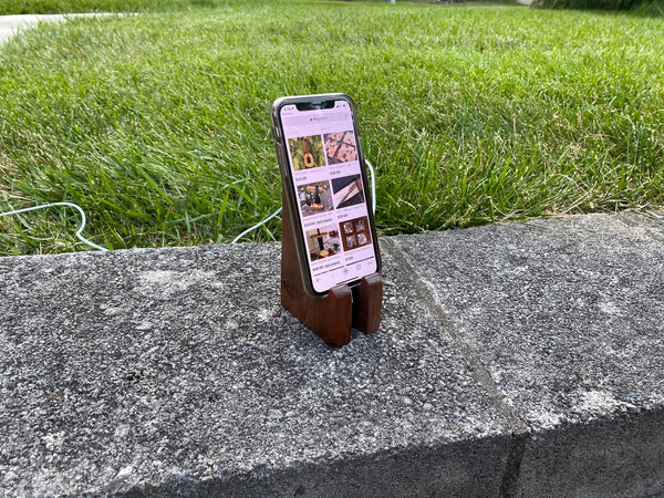 Phone Stand - Walnut
