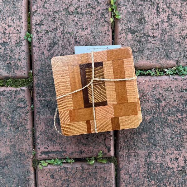 Wood Coasters C Design - Original Design