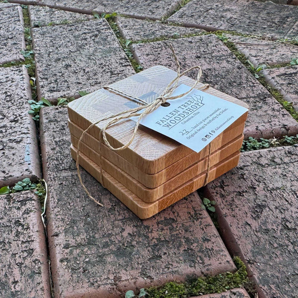 Wood Coasters C Design - Original Design