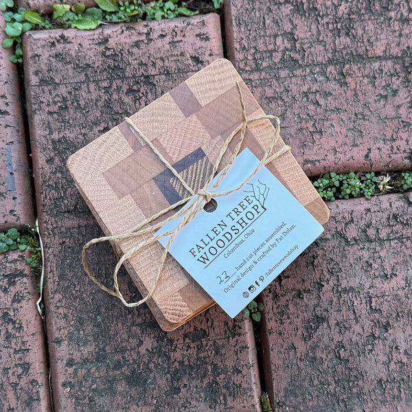 Wood Coasters C Design - Original Design