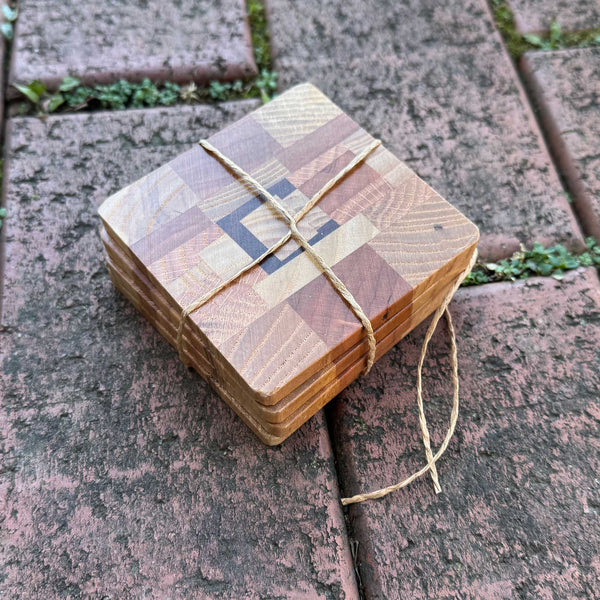 Wood Coasters C Design - Original Design