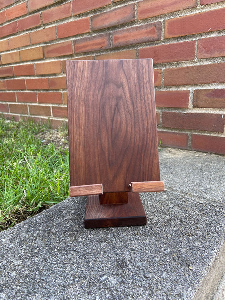 Adjustable Wood Tablet Stand - Walnut