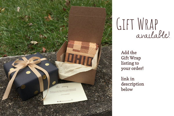 Wood Coasters C Design - Original Design